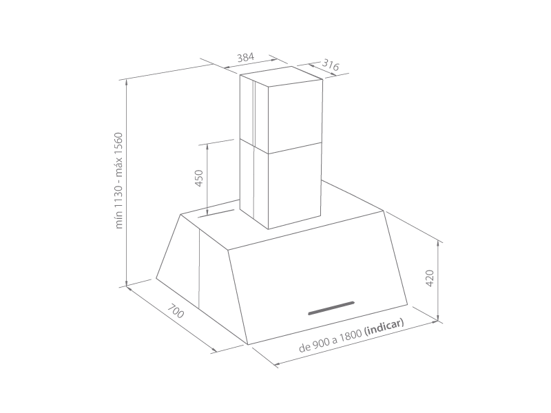 Profesional îlot 1 moteur