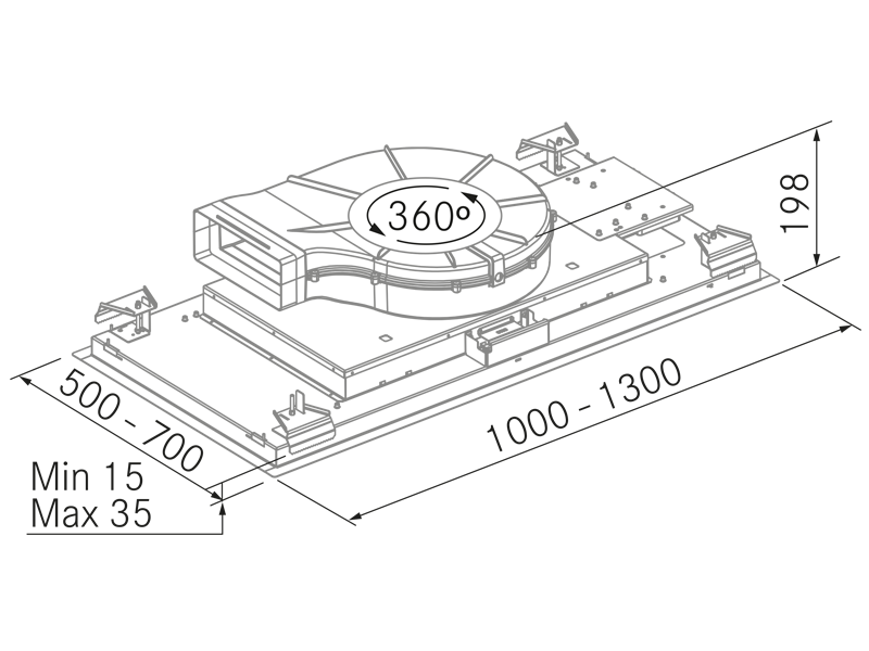 Hottes - SCL 360 - Dessin technique