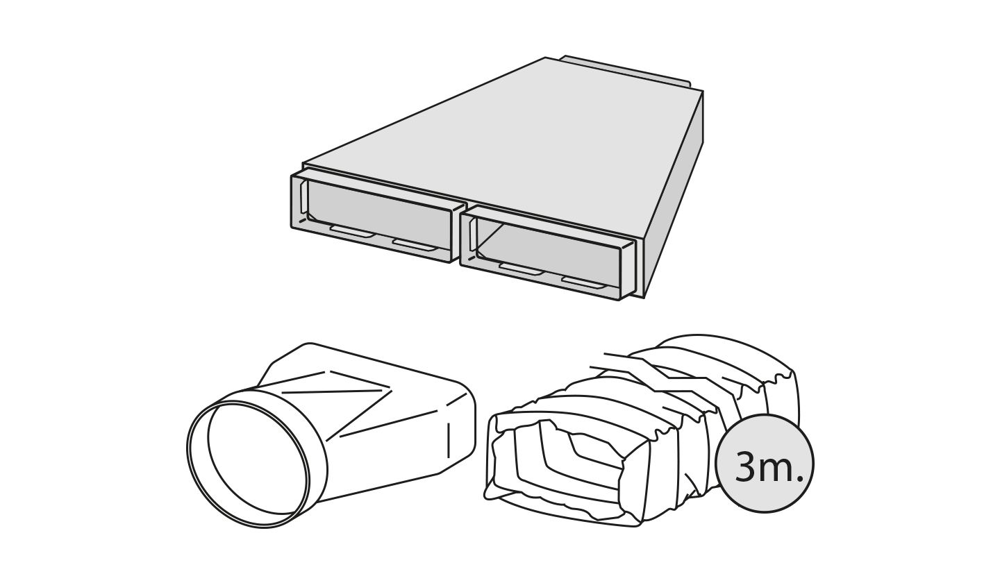 Kit instalación techo plano