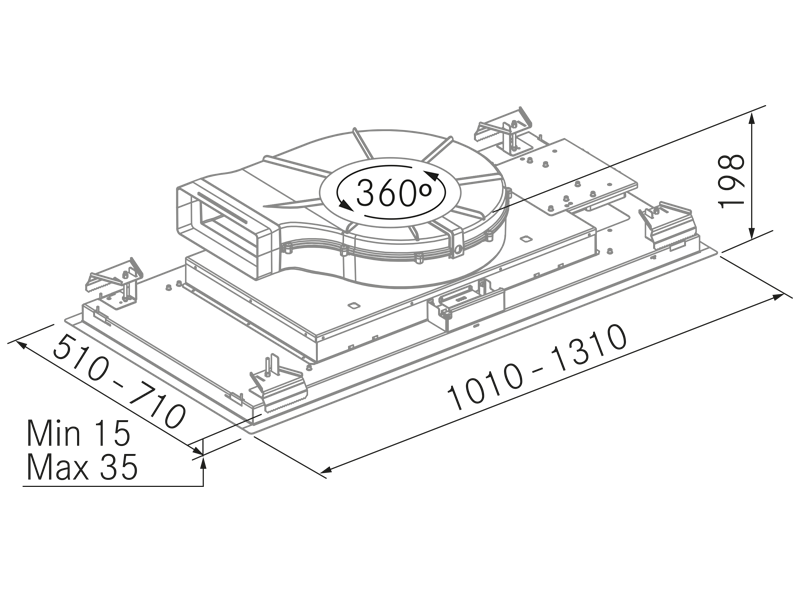 Hottes - Sense 360 - Dessin technique