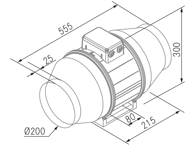 Hottes - Intermedio - IL2200EC - Dessin technique