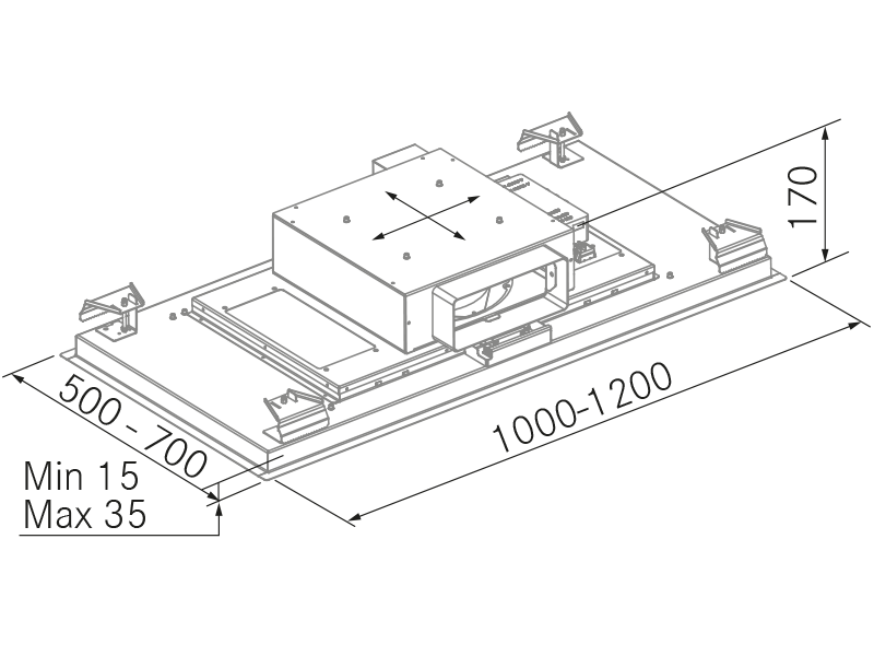 Hottes - TR10 Slim - Dessin technique